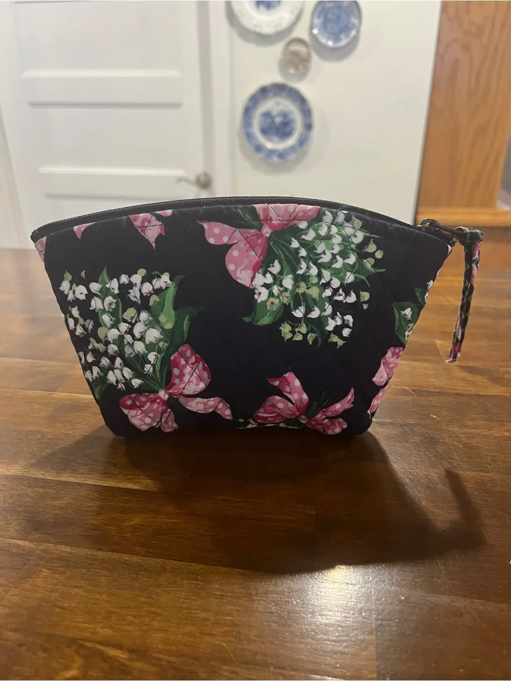 Vera Bradley Vintage Return to Happiness Cosmetic Bag